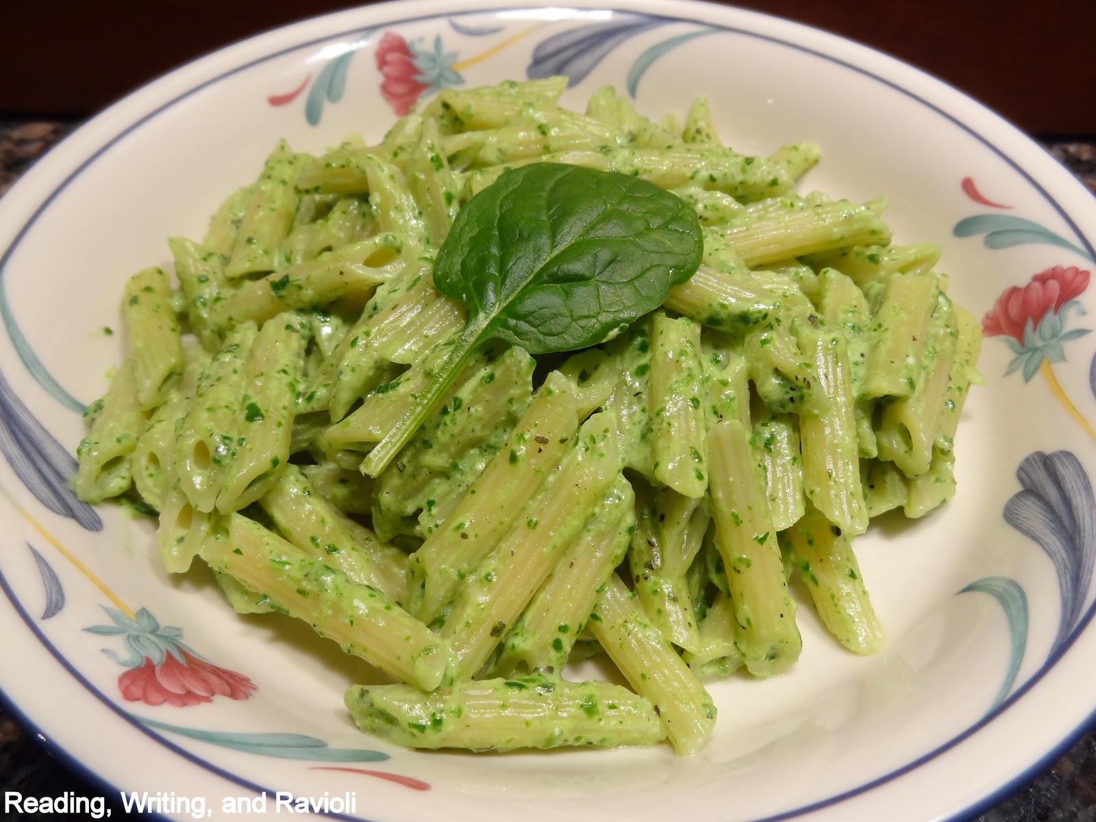 Reading, Writing, and Ravioli Recipe Mezze Penne with a Creamy