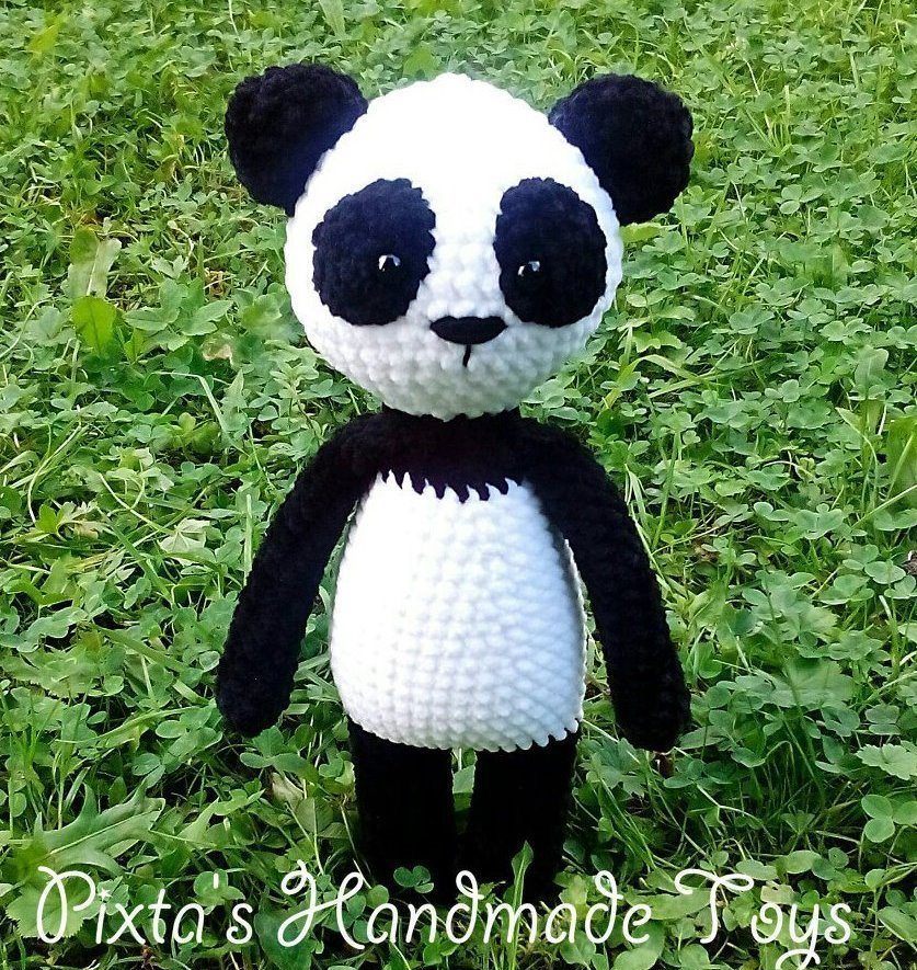 Crochet panda amigurumi toy Crochet panda amigurumi toy