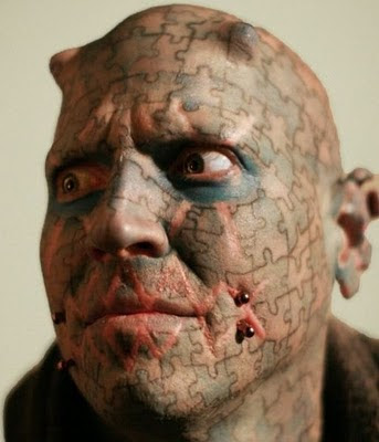 Most Unusual and Weird Face Tattoos