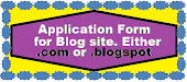 APPLICATION FORM FOR WEBSITE