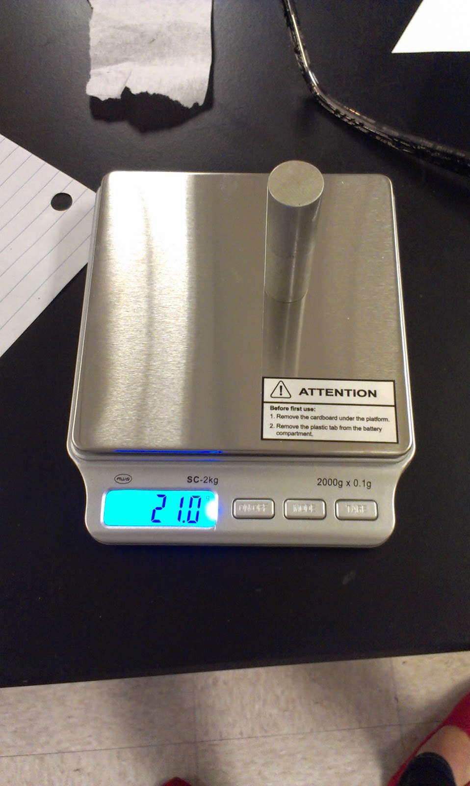 Phys4AF14 pfmacias 16Sept2014 Density of Metal Cylinders Lab 6 part 1