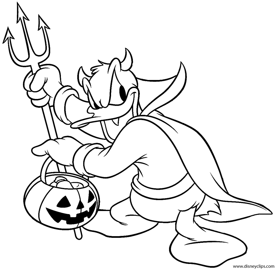 Top 10 Disney Halloween Coloring Pages