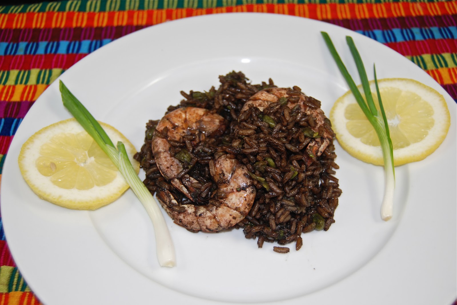 Haitian Black Mushroom Rice with Shrimp - Diri Ak Djon Djon ak