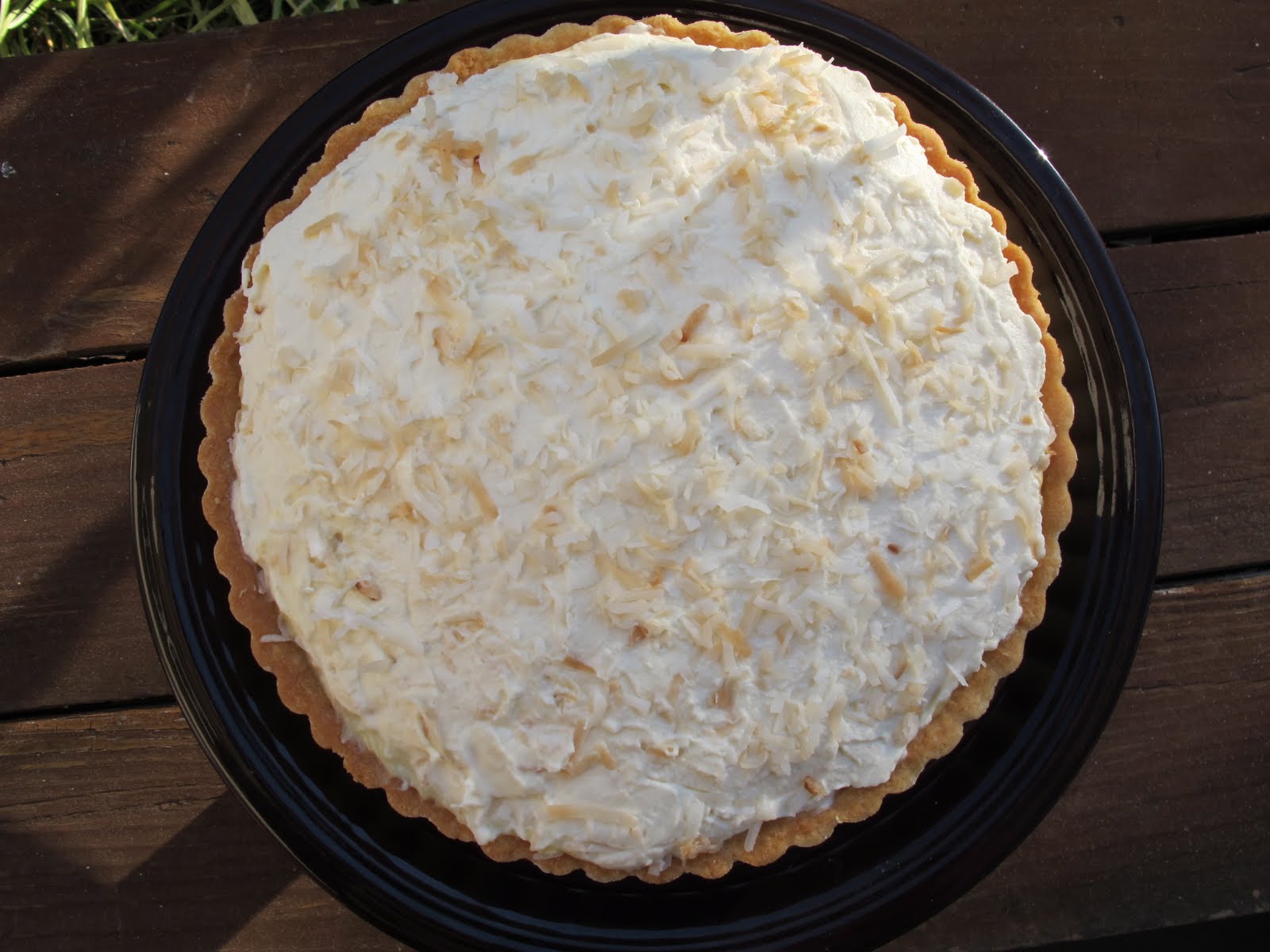 The Dirty Oven Coconut Custard Tart