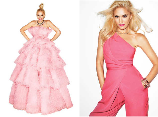 gwen stefani style pink jumpsuit pink dress harpers bazaar
