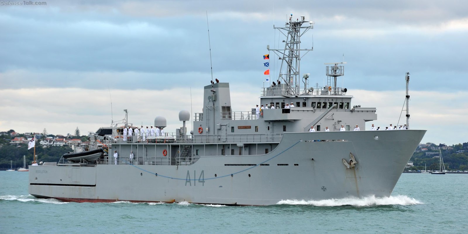 Fuerzas Armadas de Nueva Zelanda HMNZS+Resolution