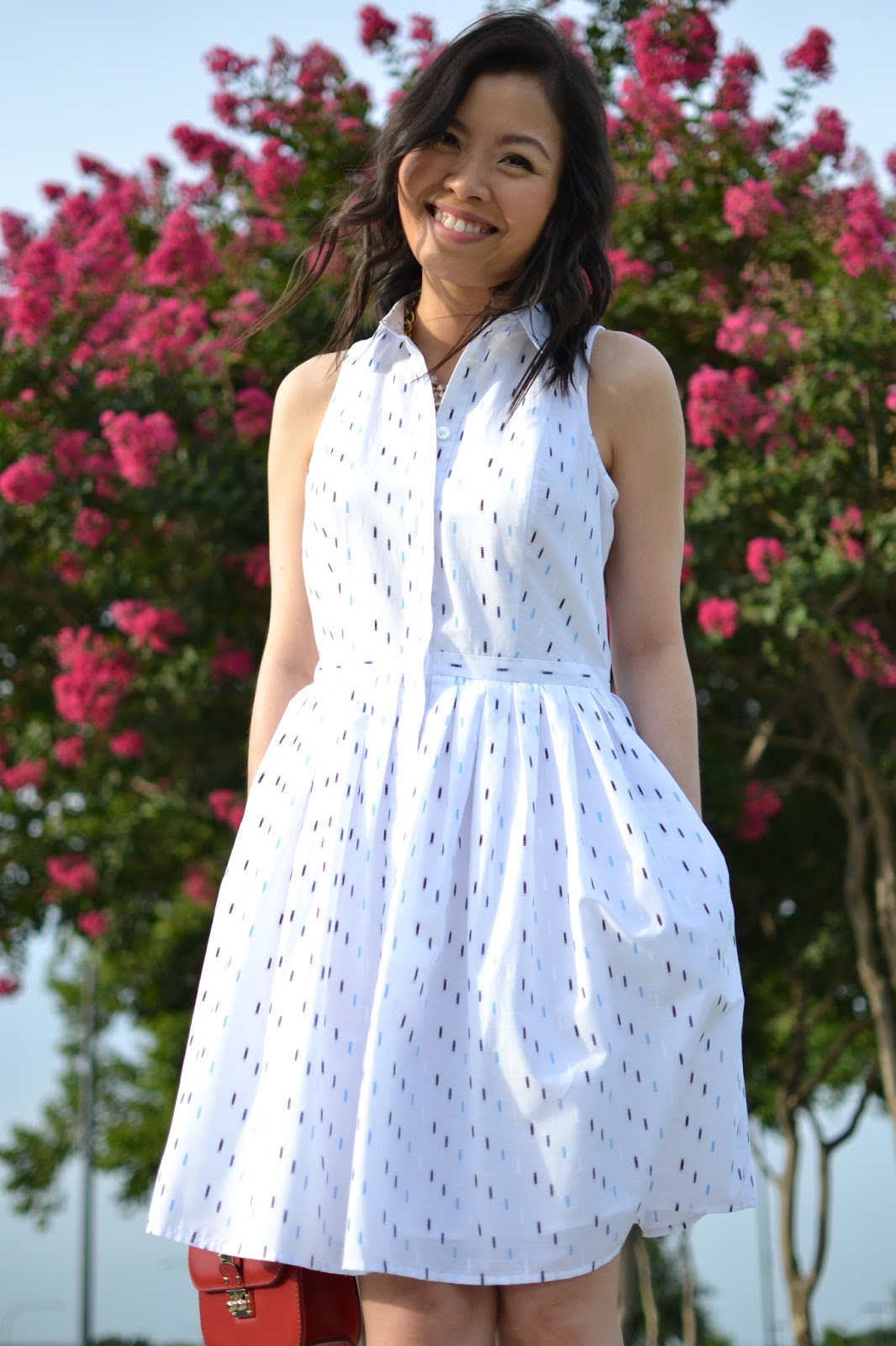 Style and Cappuccino Perfect Summer Shirt Dress Sleeveless Shirt