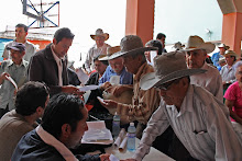 Reunión informativa con Ex Braceros en Rayón.