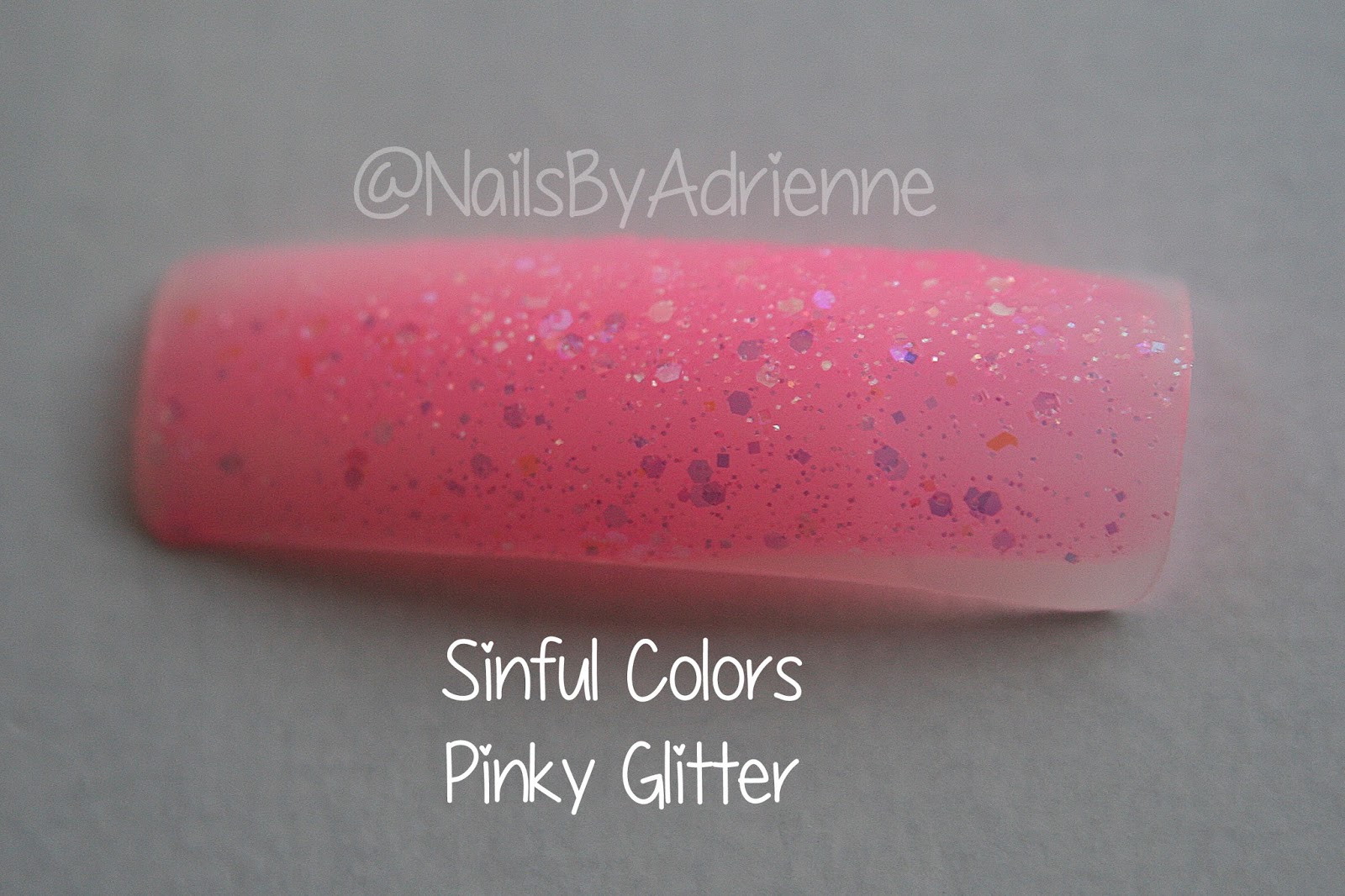 Sinful Colors Professional Nail Polish, Pinky Glitter - wide 9