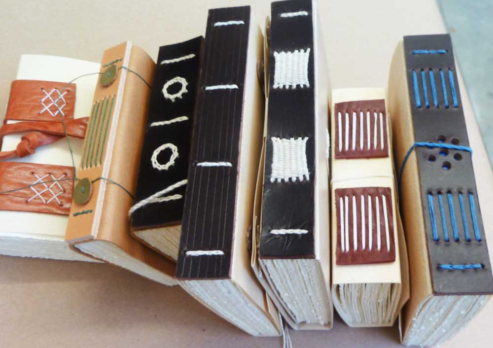 My Handbound Books Bookbinding Blog Link stitch, Long stitch, and