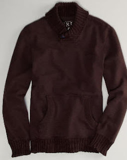 shawl collar pullover men's