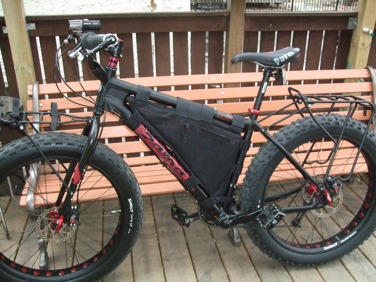 Bike Frame bags for fat tires and skinny bikes