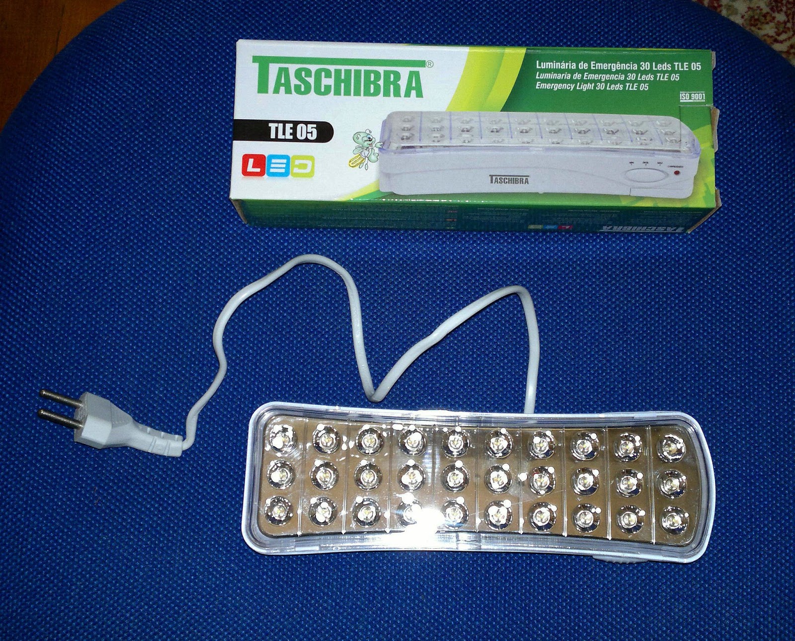 Dicas do Gilson Eletricista Luminária de emergência Taschibra TLE 05