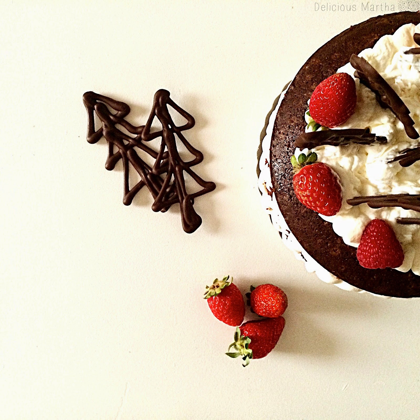 Christmas Cake de chocolate y nata