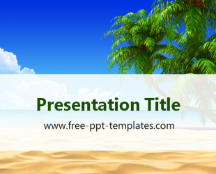 free beach powerpoint templates