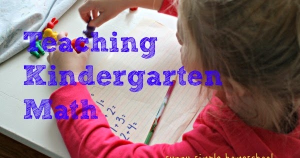 Sunny Simple Life: Teaching Kindergarten Math with Manipulatives