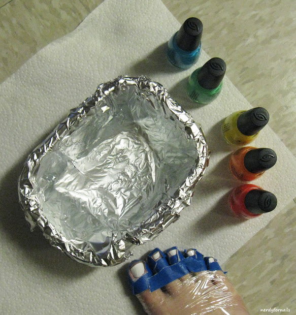 nerdy nails toesday water