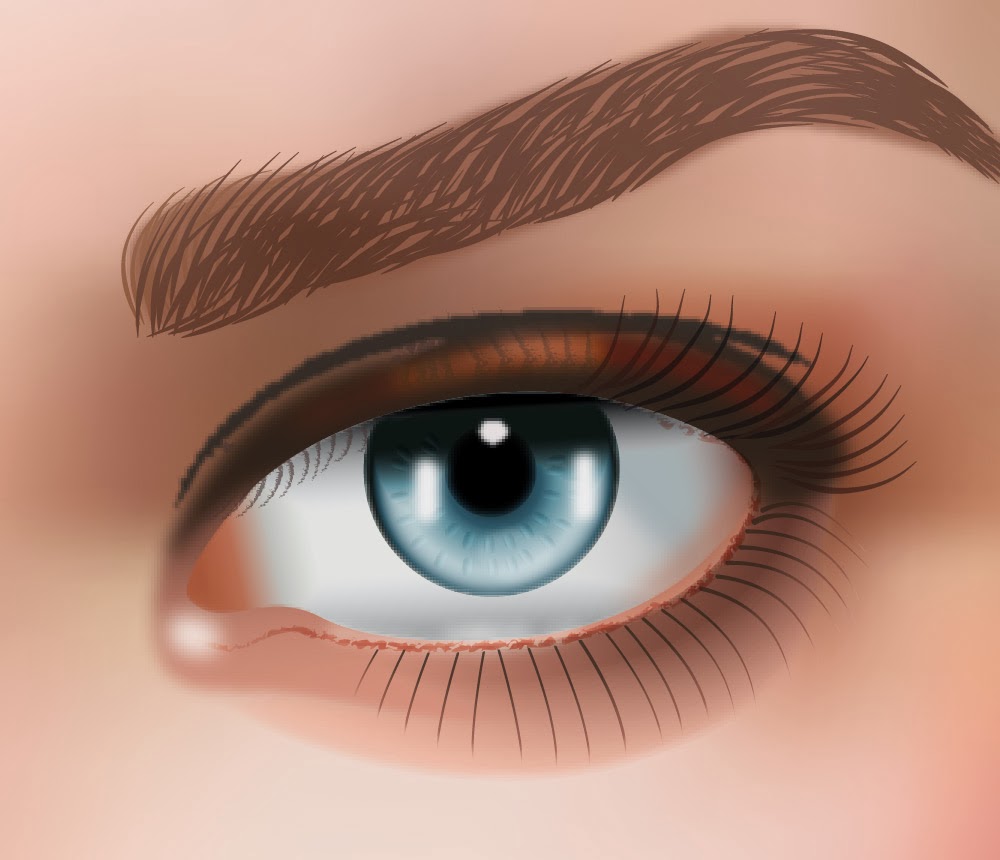 Les Oeuvres Numeriques De Zigo Tutoriel Dessiner Un Oeil Avec Illustrator