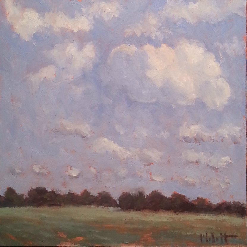 Heidi Malott Original Paintings Weekend Clouds Impressionist Landscape