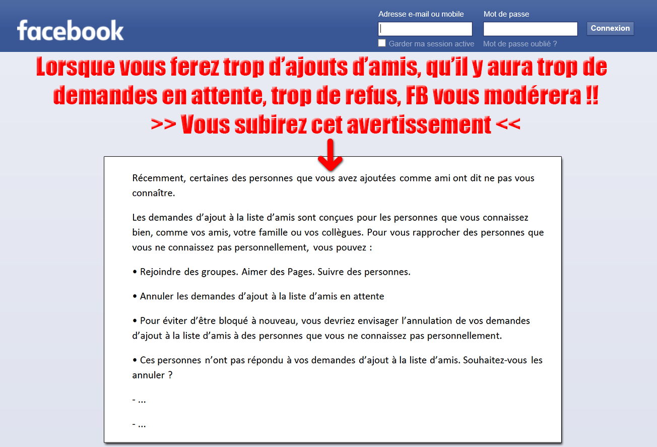 Demande damis en attente