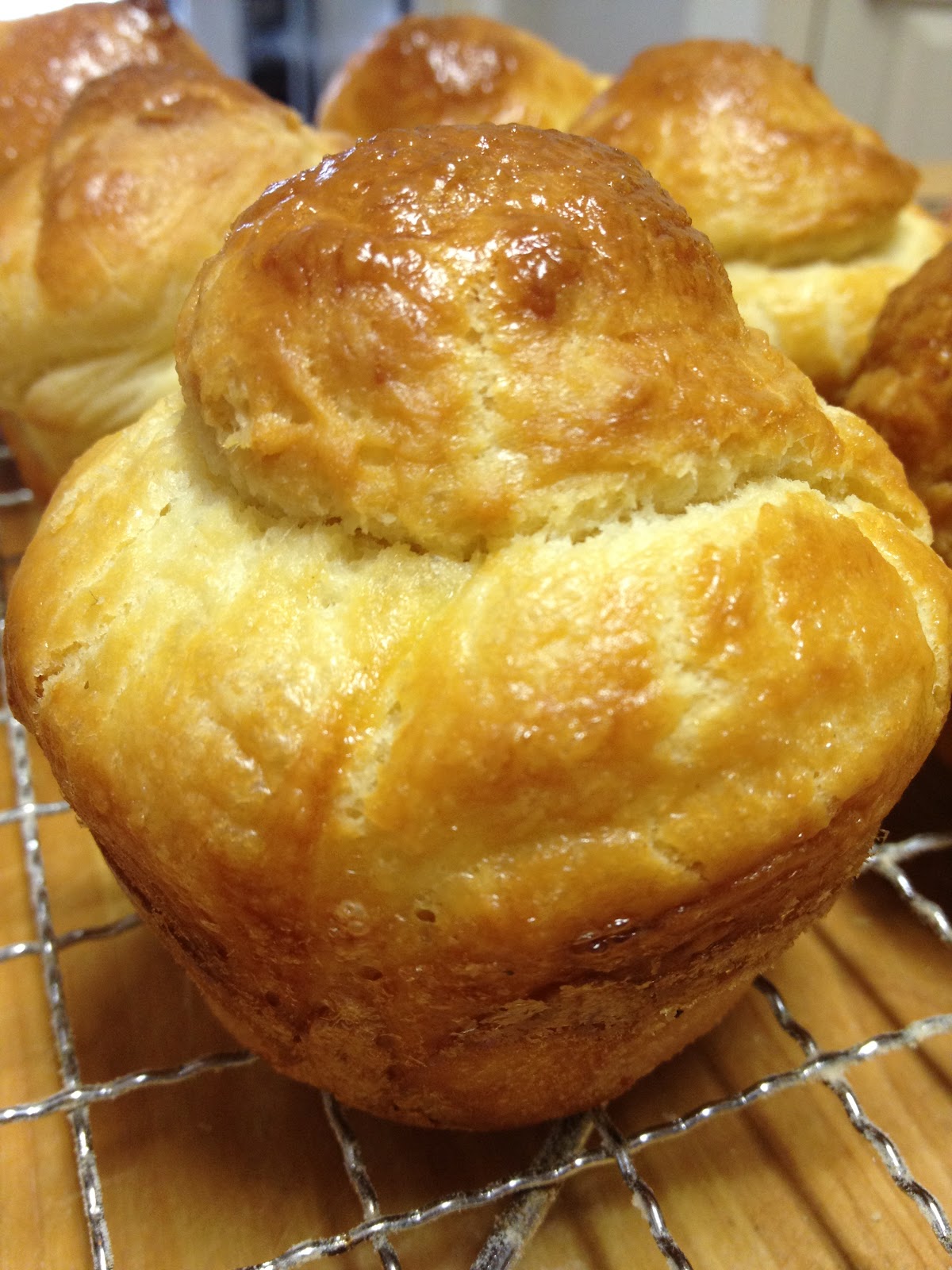 Tracy Cooks in Austin Brioche (muffin size)