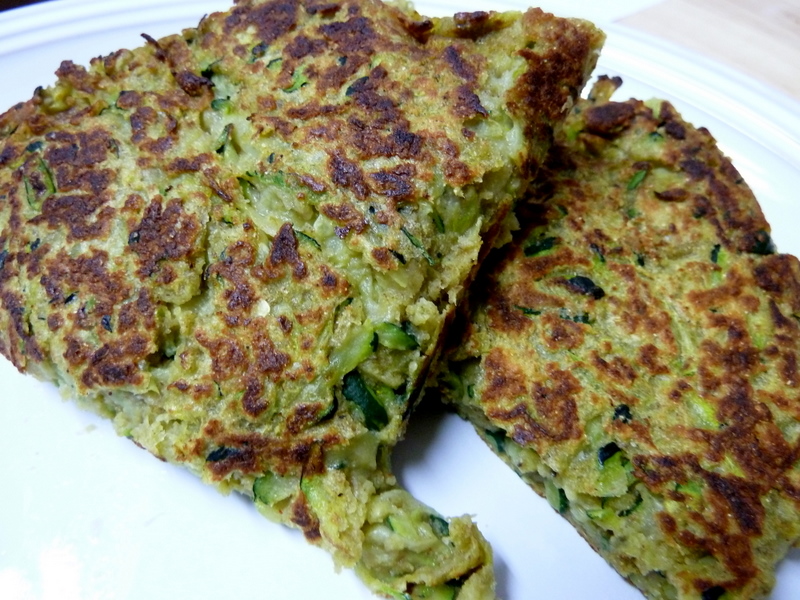 Cookin' Cowgirl Zucchini and Chickpea Fritters