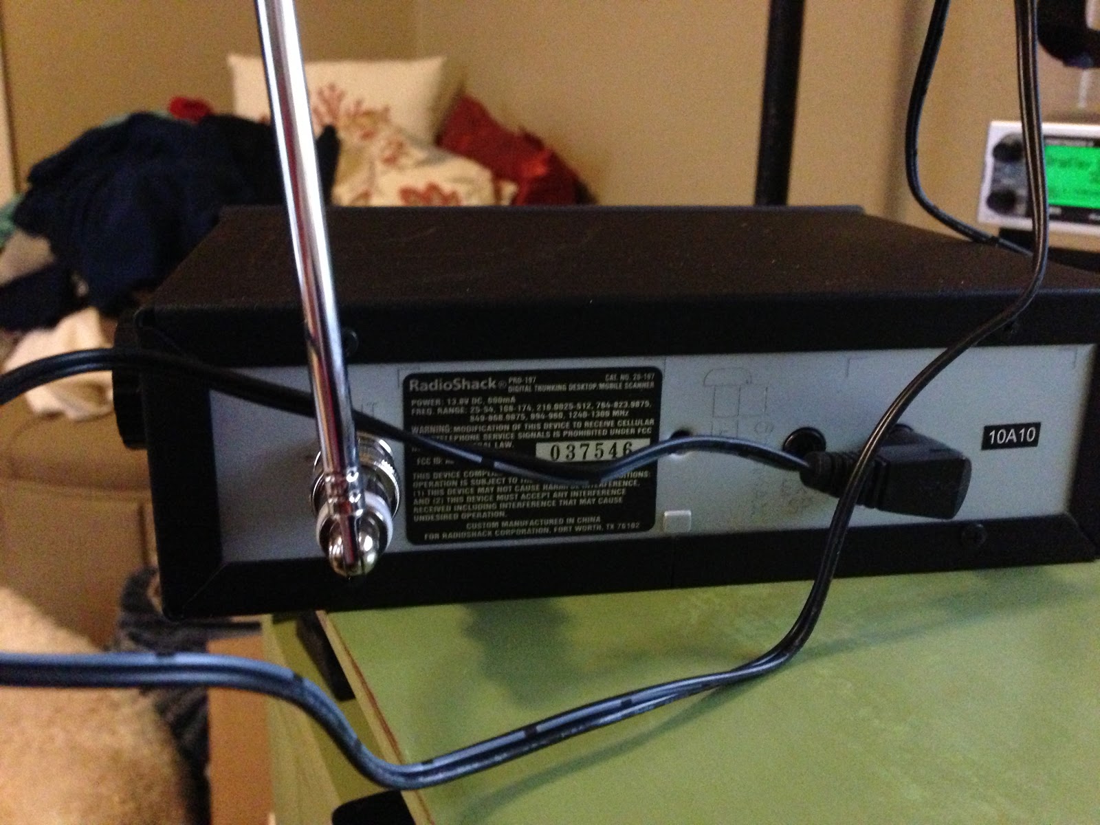 Monitoring Reviews Radio Shack Pro197 (GRE PSR600) Picture Review