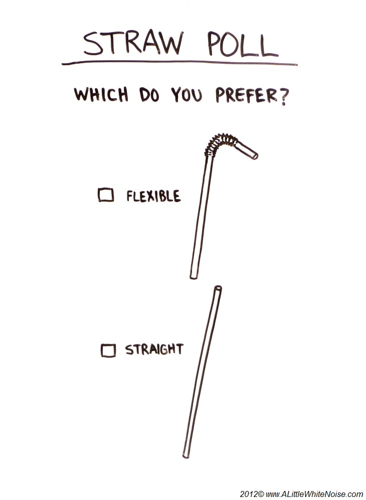 White Noise The most important straw poll this election season