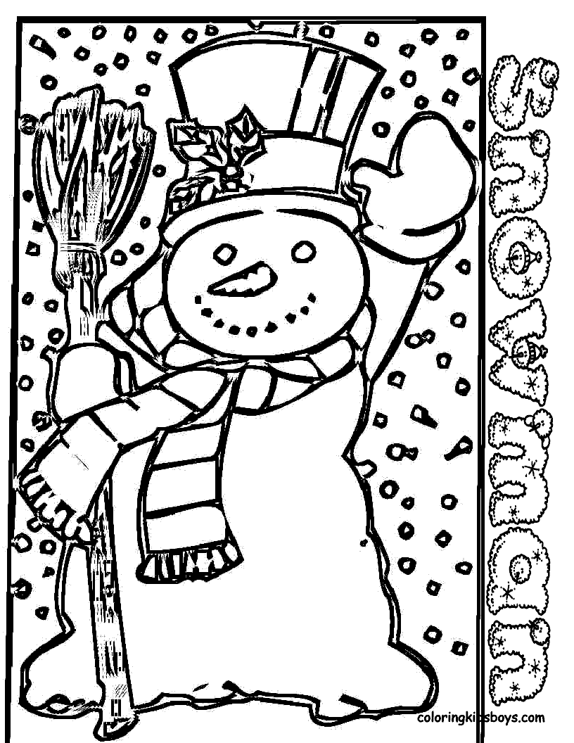 Disney Coloring Pages: Snowman Coloring Pages for Kids