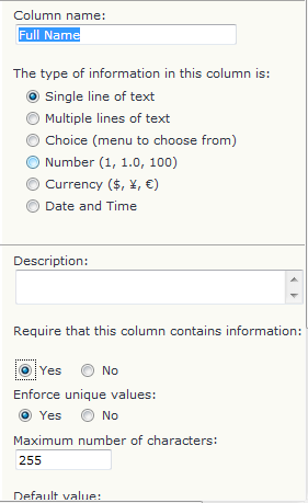 relational database sharepoint list