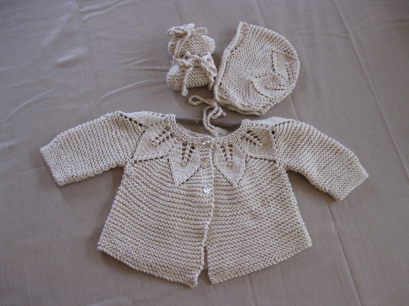 Of Wool and Loveliness DIY Crystal Chandelier and a Lacy Leaf Baby Sweater