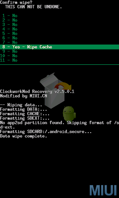 Flashing MIUI ROM to Nexus One G5 Flashing MIUI ROM to Nexus One G5