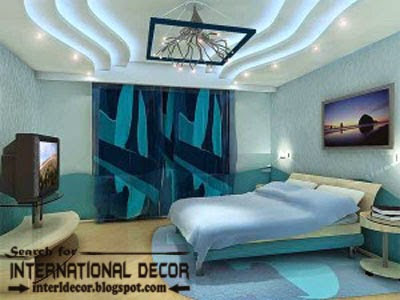 false ceiling designs of plasterboard with lighting