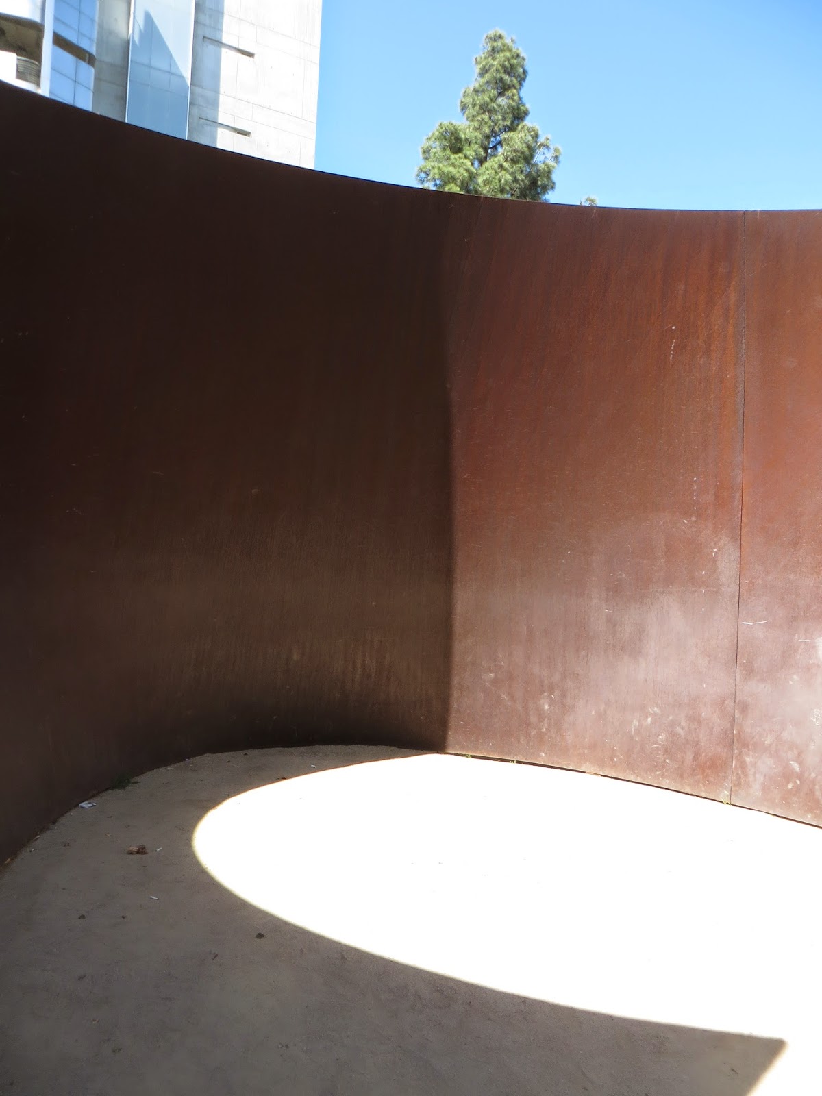 EntreVoir Richard Serra’s torqued ellipse UCLA