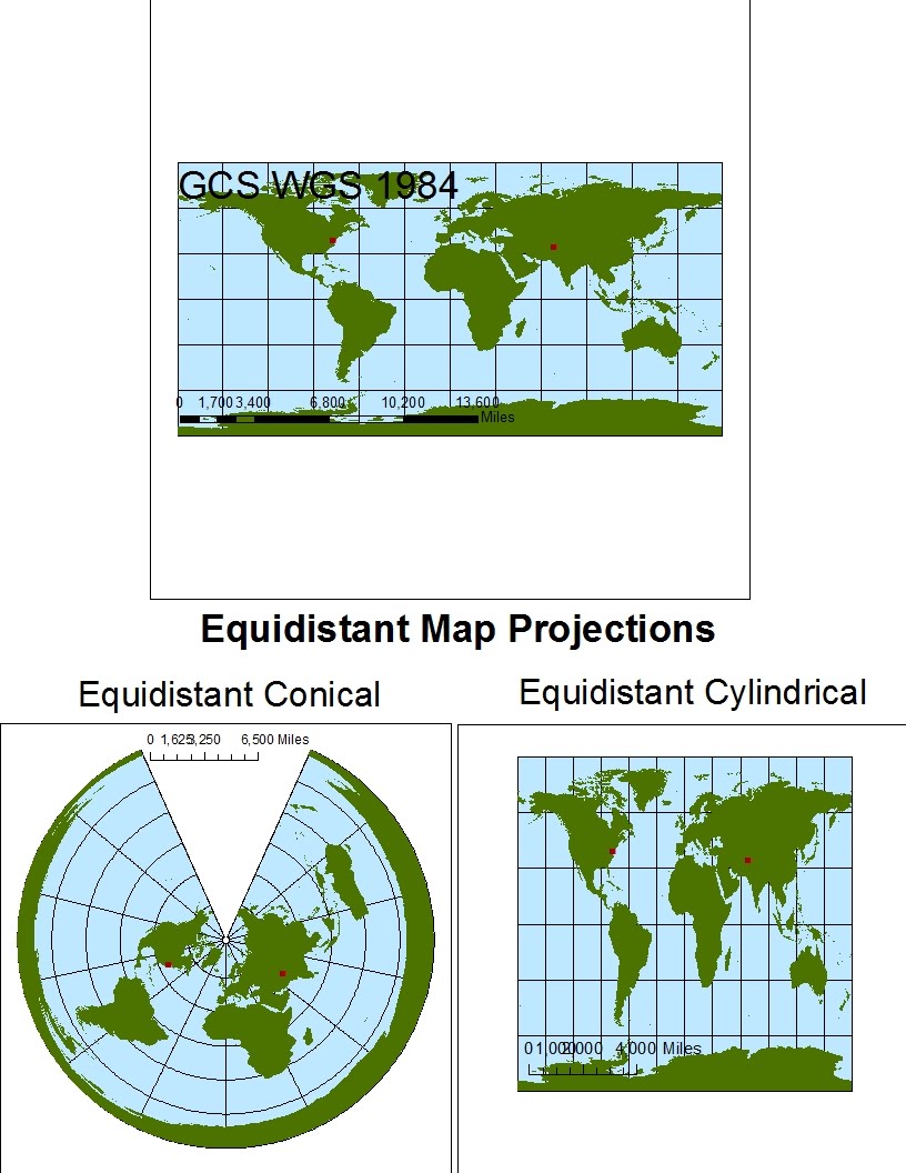 Different Map Projections