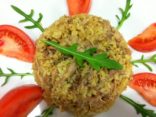 Mavi Domatesler Etli Bulgur Pilavı