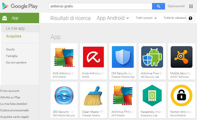 Download antivirus gratis Android