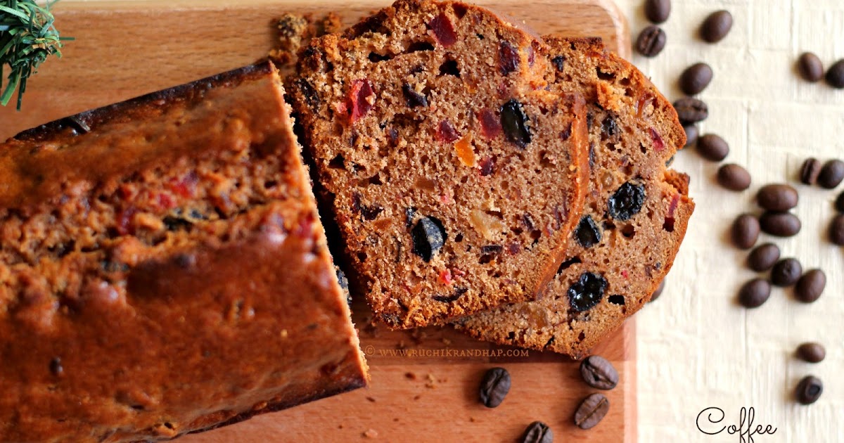 Ruchik Randhap (Delicious Cooking) Coffee Fruit Cake No Alcohol
