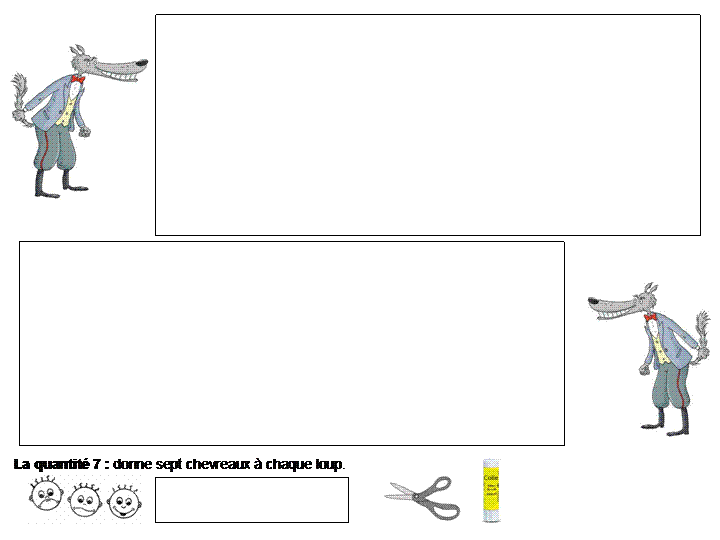 Maternelle Le Loup La Chevre Et Les Sept Chevraux Exploitation En Mathematiques Wolf Lobos