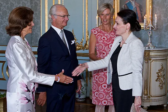 On a few occasions a year there is an opportunity for newly appointed ambassadors with respective to meet the King and Queen at a reception at the Royal Palace.