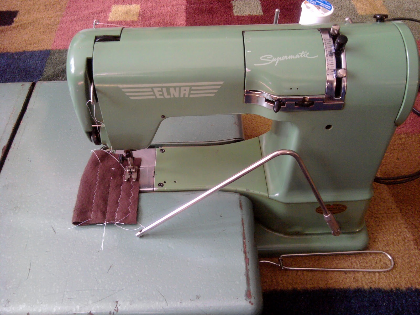 Kristy's Musings My Beautiful New (to me) Elna Supermatic