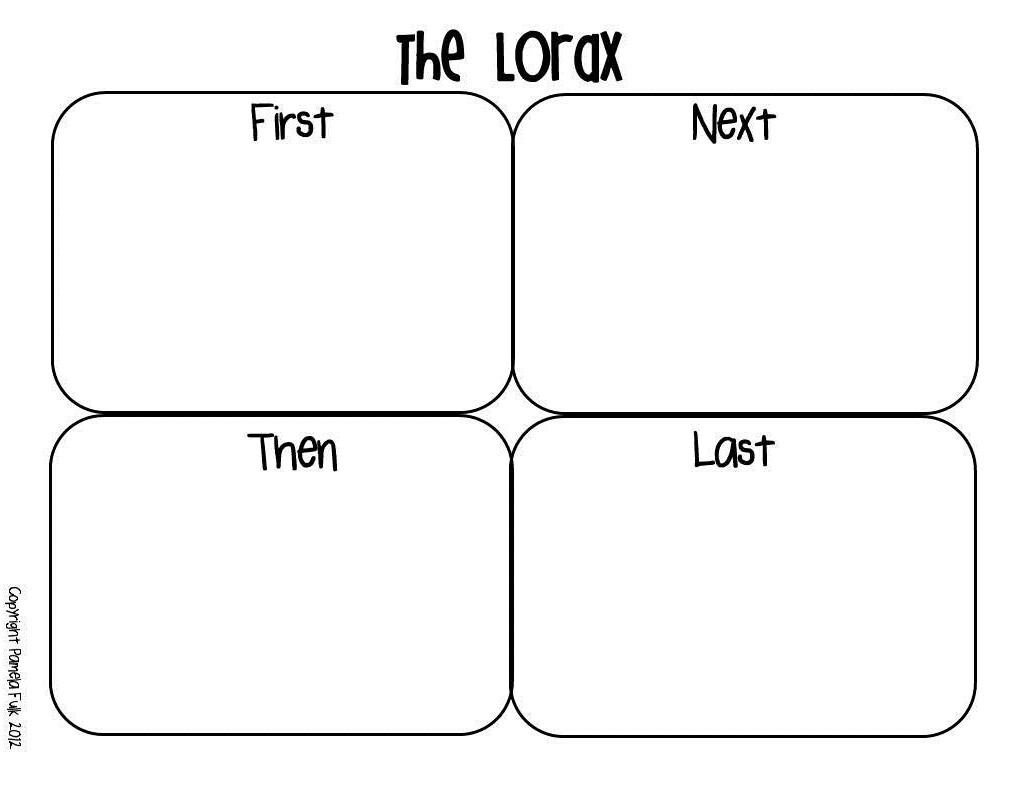 worksheet Lorax Worksheet first class teacher lorax next then last im doing a giveaway