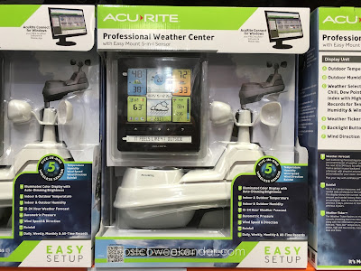 Never leave the umbrella at home with the AcuRite Professional Weather Center