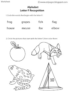 Esl Pages: Alphabet worksheets
