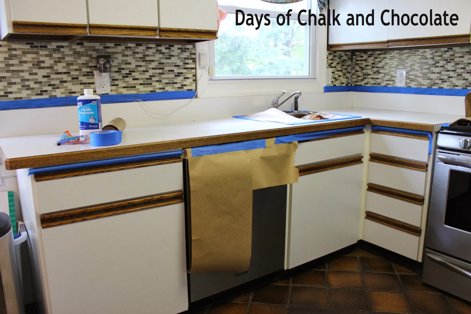 How To Paint Your Countertops Days of Chalk and Chocolate