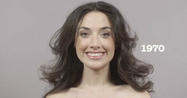The far out 1970s. - A Video Breaks Down 100 Years Of Beauty Trends In One Minute The far out 1970s. - A Video Breaks Down 100 Years Of Beauty Trends In One Minute