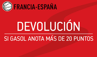 sportium bono 50 euros semifinal España vs Francia Eurobasket 17 septiembre sportium bono 50 euros semifinal España vs Francia Eurobasket 17 septiembre