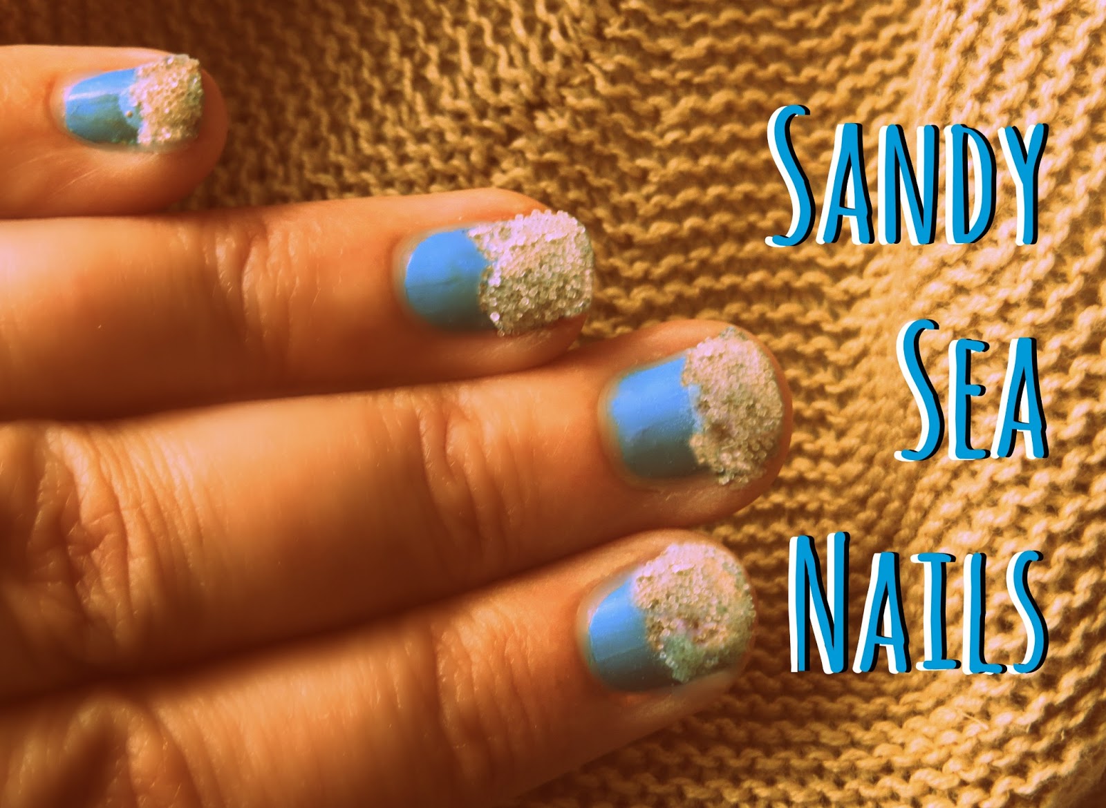 Elle Sees Beauty Blogger in Atlanta Beach Week Sandy Sea Nails