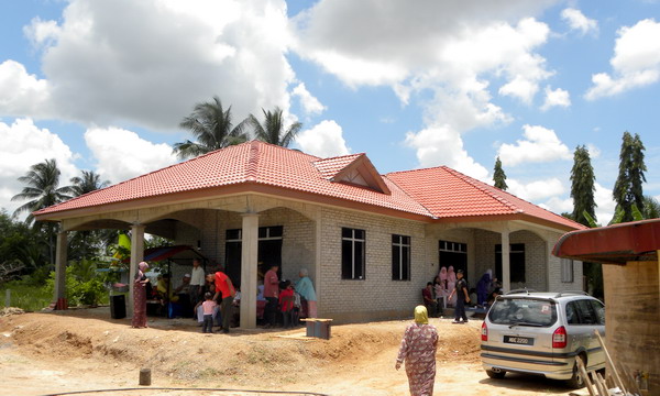 Imsymo Projek Villa Qaseh Part 5 Bumbung Plaster Tile Dan Cat