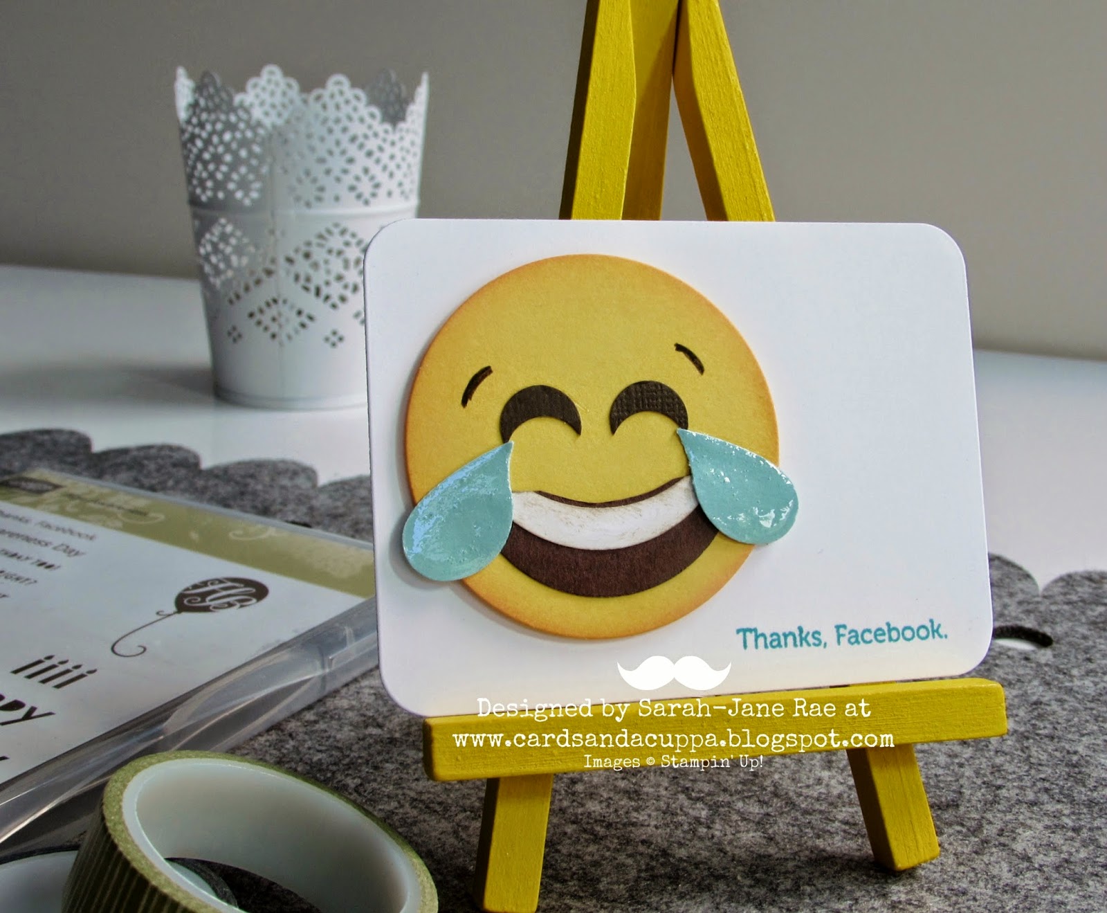 SarahJane Rae cardsandacuppa Stampin' Up! UK Order Online 24/7 It's Saturday Sharing! Making